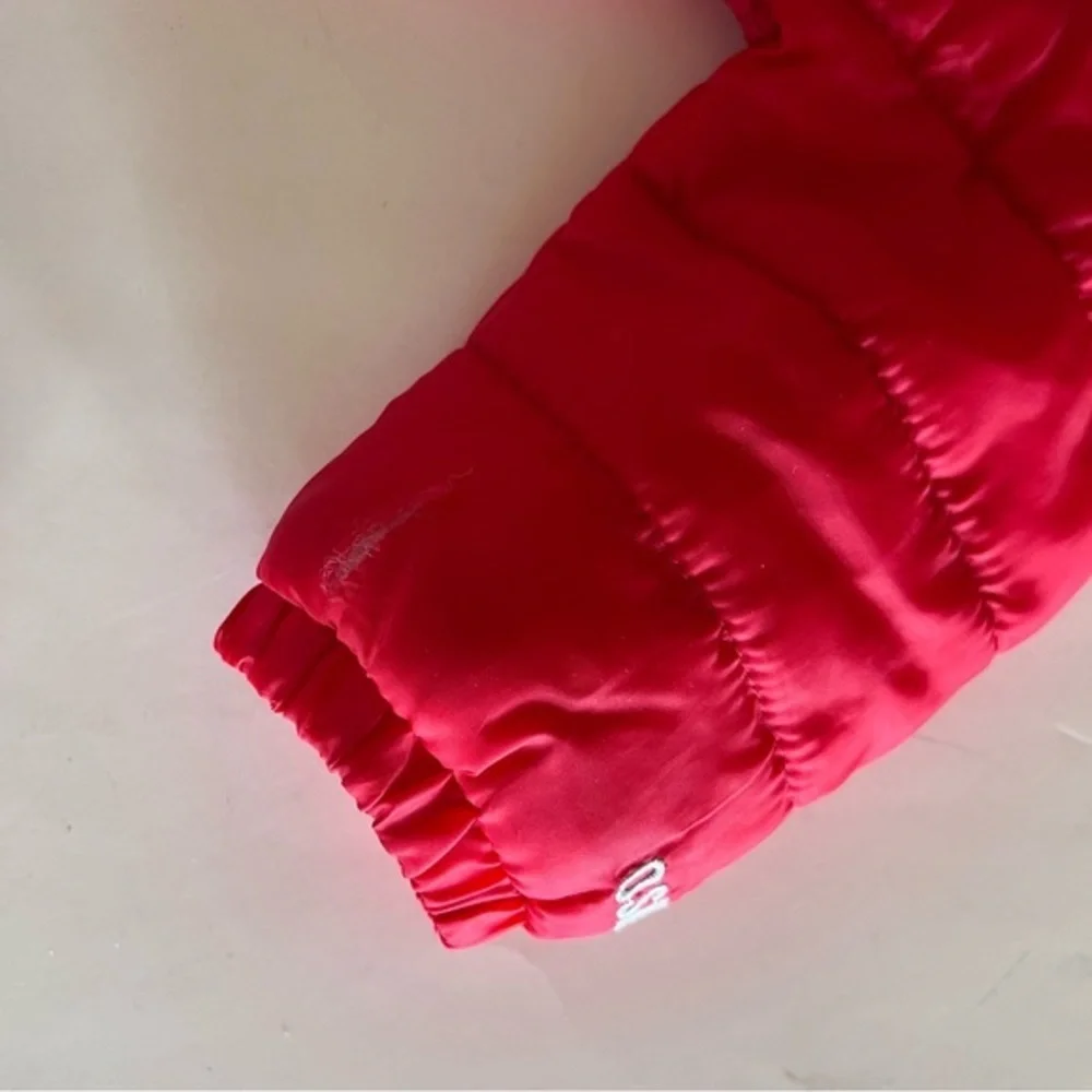 Osh Kosh B'Gosh Red & Navy Hooded Puffer Jacket 12 Months Unisex